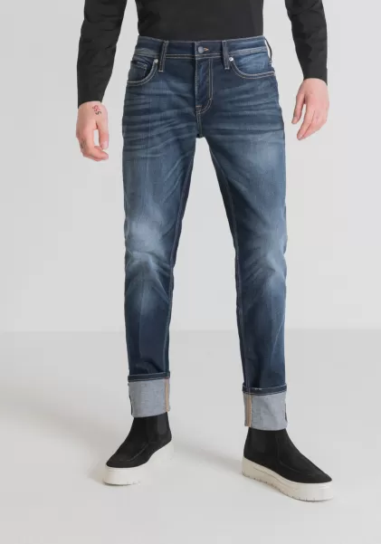 Jeans Super Skinny „Paul“ Mit Mittlerer Waschung Antony Morato Blue Denim Jeans Herren