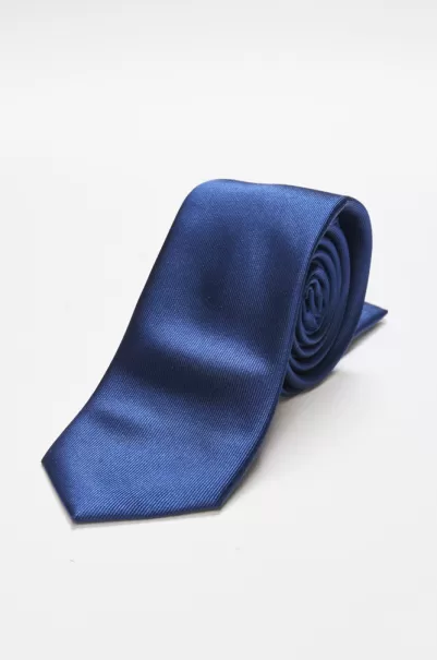 Herren Blau Antony Morato Krawatte Aus Seide Einfarbit Krawatten Und Fliege