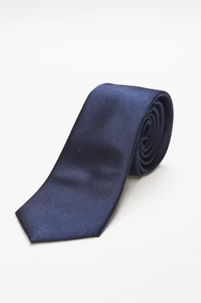 Antony Morato Krawatte Aus Seide Einfarbit Blau Herren Krawatten Und Fliege