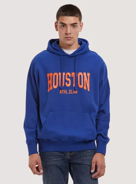 Alcott Männer College Print Hoodie Sweatshirts Geschäft Ry2 Royale Medium