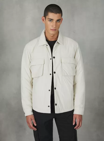 Mäntel Und Jacken Jacket With Collar And Recycled Padding Kampagne Alcott Männer Wh2 White