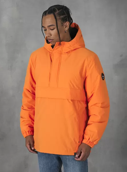 Or2 Orange Med. Männer Alcott Marke Anorak Jacket With Recycled Padding Mäntel Und Jacken