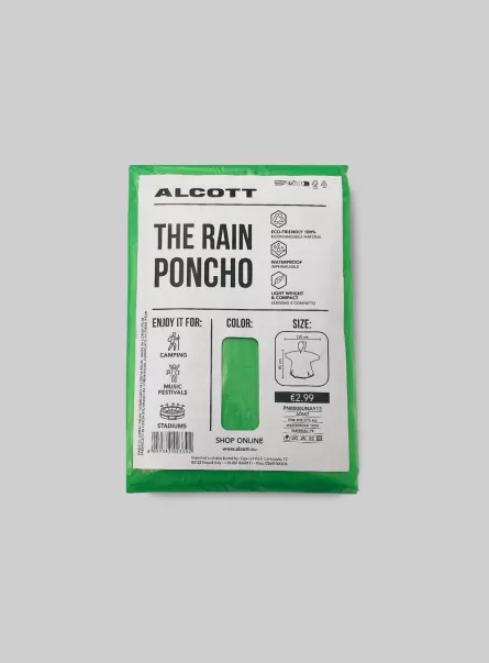 Produktzertifizierung Alcott Gn2 Green Medium Männer Mäntel Und Jacken Rain Poncho