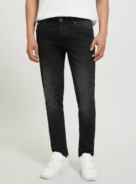 Neues Produkt D000 Black Jeans Skinny Fit Jeans In Stretch Denim Alcott Männer
