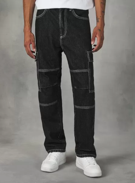 D000 Black Produktqualitätskontrolle Männer Jans Cargo Alcott Jeans