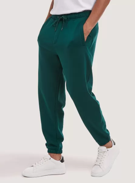 Hosen Männer Alcott Produktzertifizierung Gn1 Green Dark Plush Jogger Trousers
