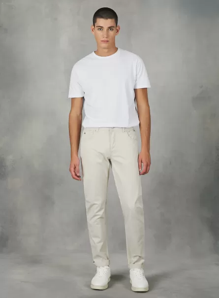 Skinny Fit Cotton Trousers Alcott Männer Wh1 Off White Hosen Modell