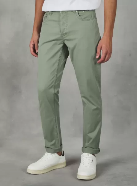 Alcott Hosen Männer Skinny Fit Cotton Trousers Gn2 Green Medium Promotion