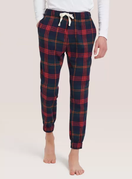 Männer Vertrieb Na2 Navy Medium Alcott Tartan Pyjama Trousers Hosen