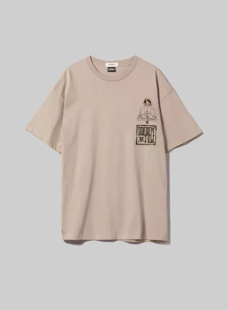Bg2 Beige Medium T-Shirts Komfort One Piece / Alcott T-Shirt Männer