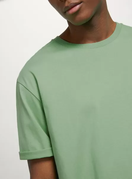 Kompatibilität Alcott Ky3 Kaky Light Crew-Neck Cotton T-Shirt Männer T-Shirts