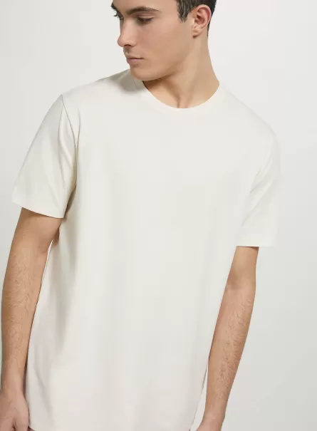 T-Shirts 2024 Sa3 Sand Light Männer Cotton Crew-Neck T-Shirt Alcott