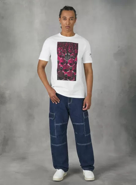 Squid Game T-Shirt / Alcott T-Shirts Produktsicherheit Wh2 White Männer