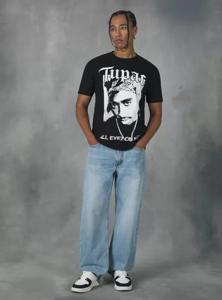 Qualität Männer Bk1 Black T-Shirts Tupac / Alcott T-Shirt