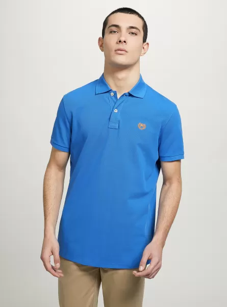 Ry2 Royale Medium Männer Werbung Cotton Piqué Polo Shirt With Embroidery Alcott Polo