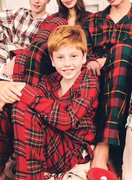 Alcott Christmas Family Collection Tartan Pyjamas Checks Pijamas Rabattkarte Männer