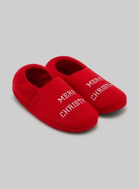 Alcott Rd2 Red Medium Kaufen Xmas Collection Slippers Männer Schuhe