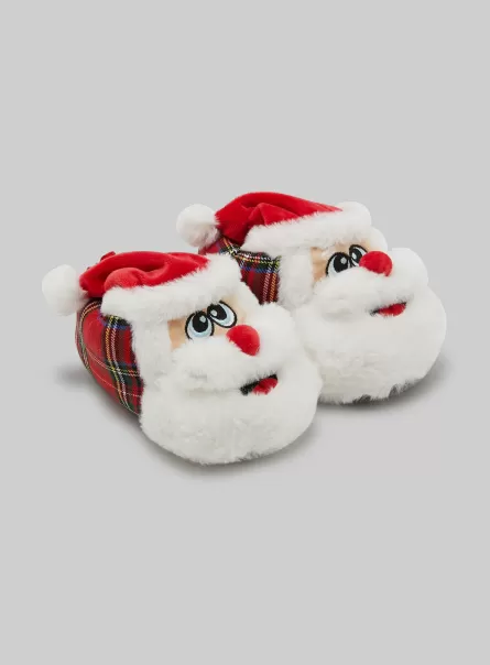Alcott Schuhe Santa Claus Slippers Mini Me Christmas Collection Männer Santa Lagerbestand
