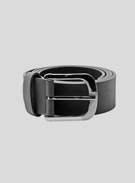 Gürtel Gy1 Grey Dark Ware Männer Alcott Basic Leather-Effect Belt