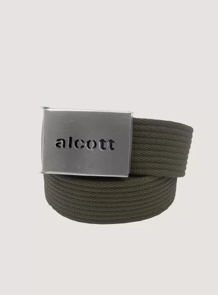 Gürtel Alcott Deutschland Männer Braided Belt With Logo Ky2 Kaky Medium