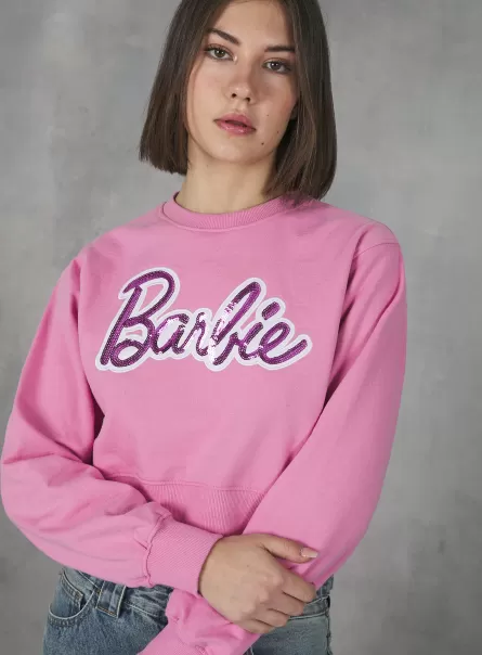 Sweatshirts Barbie / Alcott Cropped Sweatshirt Entwicklung Pk2 Pink Medium Frauen