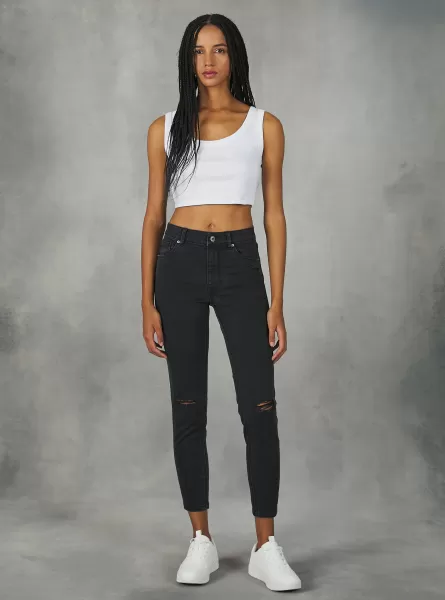 Skinny Jeans With Push-Up Effect Alcott Frauen Jeans D000 Black Aktionsrabatt