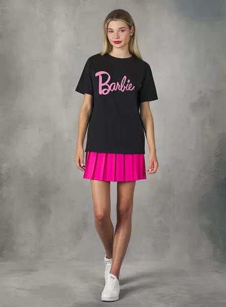 Bk1 Black Frauen Barbie / Alcott T-Shirt T-Shirt Exportieren