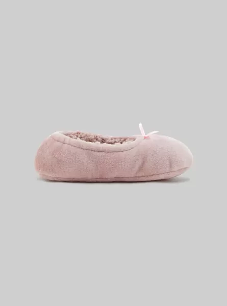 Pk2 Pink Medium Schuhe Sockenpantoffeln Aus Kunstfell Technologie Frauen Alcott