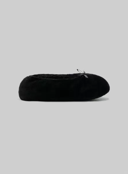 Frauen Sockenpantoffeln Aus Kunstfell Alcott Schuhe Bk1 Black Ermäßigung