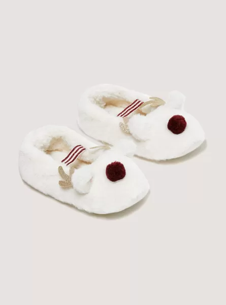 Pantofole Christmas Collection Produktqualitätskontrolle Wh1 Off White Alcott Schuhe Frauen