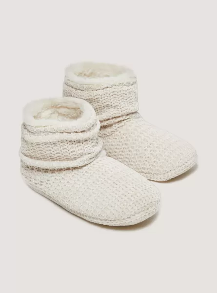 Soft-Touch Ankle Slippers Schuhe Reduzierter Preis Frauen C099 White Alcott