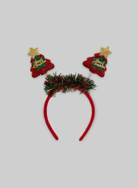 Frauen Red 029C Geschäft Christmas Headband Haarschmuck Alcott