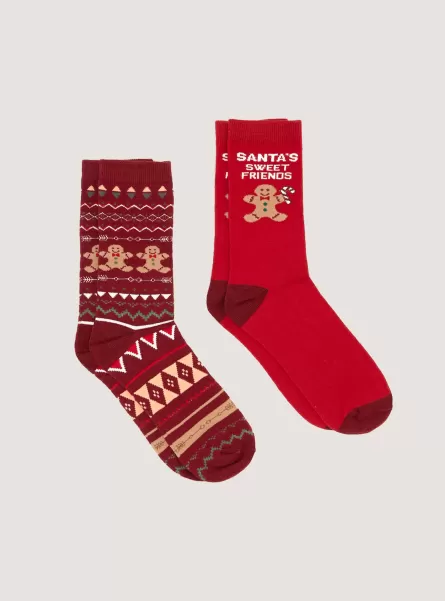 Socken Set Of 2 Pairs Of Christmas Socks Alcott Frauen Entwicklung Xmas