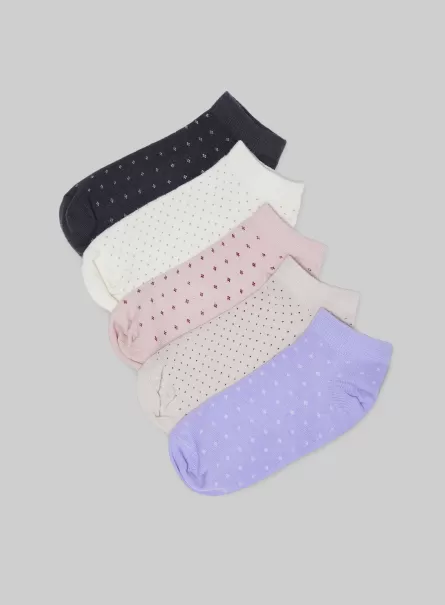 Günstig Alcott Multicolor Set Of 5 Pairs Of Socks Frauen Socken