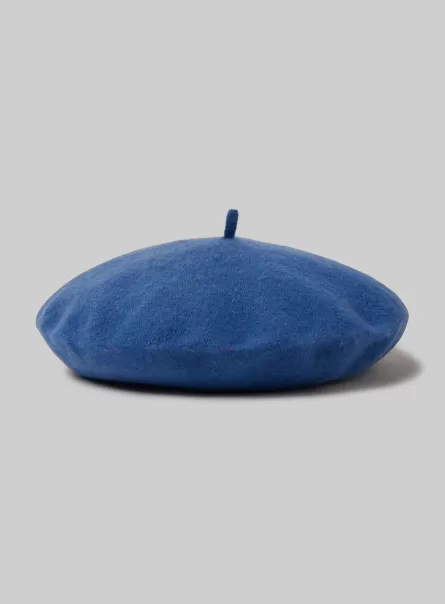 Frauen Hüte Baskenmutze Aus Einer Wollmischung Ware Alcott Az2 Azzurre Medium